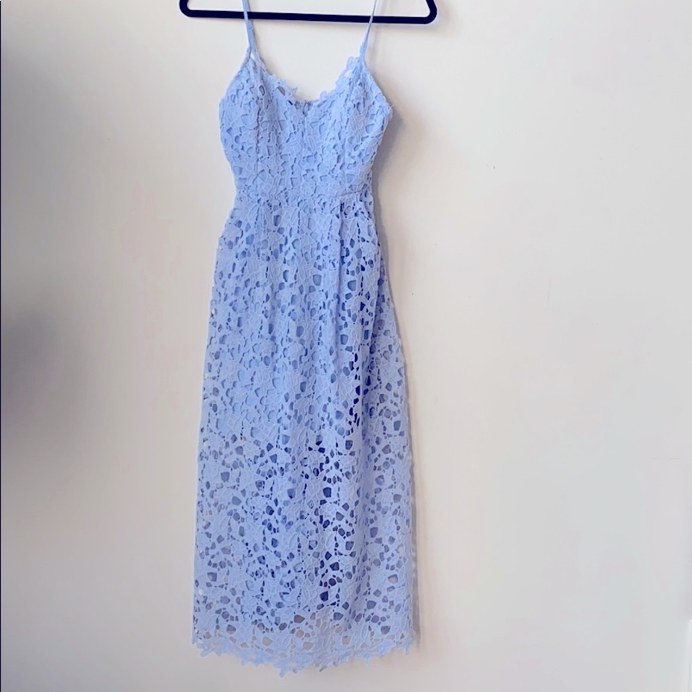 Lace midi dress